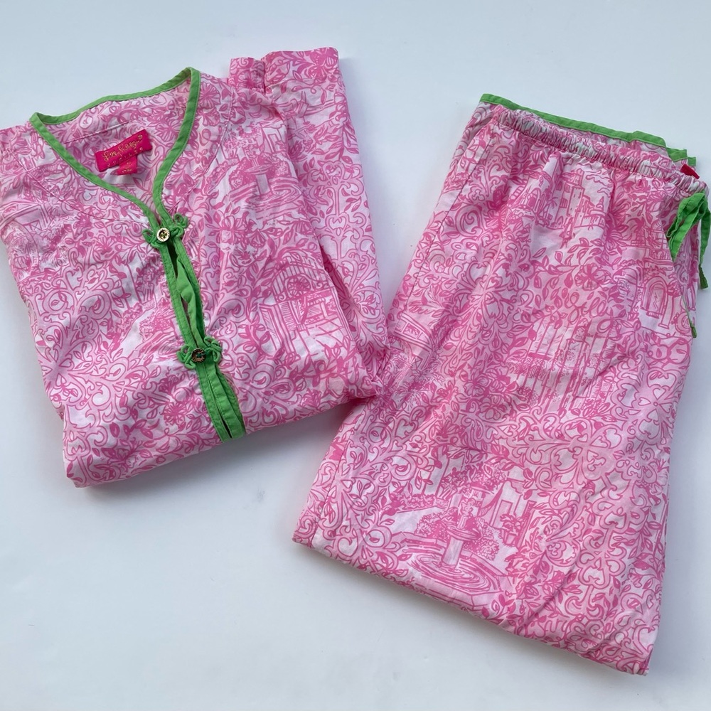 Lilly Pulitzer Jubile Pajama Set Women’s Size Medium